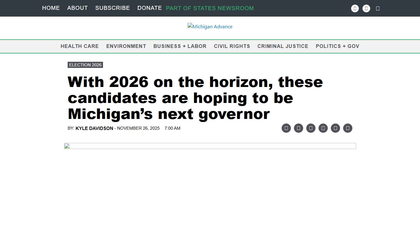 With 2026 on the horizon, these candidates are hoping to be Michigan’s next governor • Michigan Advance
